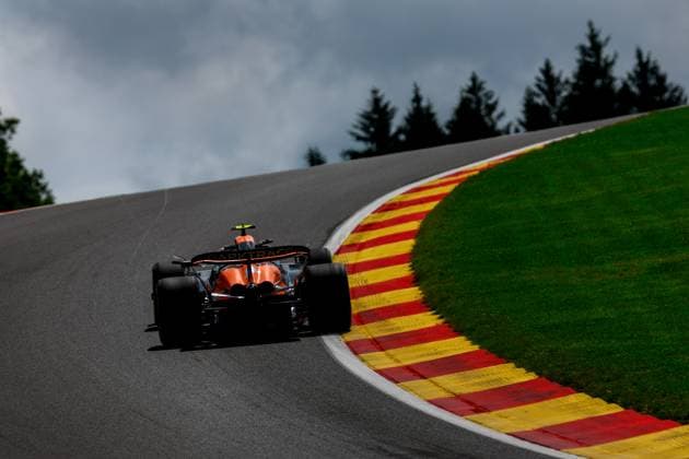 4 Lando Norris GBR, McLaren Formula 1 Team , F1 Grand Prix of Belgium at Circuit de Spa Francorchamps on July 26, 2024 in Spa Francorchamps, Belgium Photo by HOCH ZWEI Spa Francorchamps Belgium