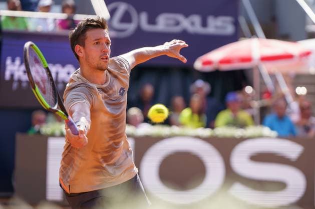 Generali Open ATP 250 2024 Kitzbühel, 26 07 2024 Andreas Mies GER, Germany Generali Open 2024, ATP 250, Sportpark Kitzbühel on 26 07 2024, Kitzbühel Copyright: xBEAUTIFULxSPORTSx Pajonkx