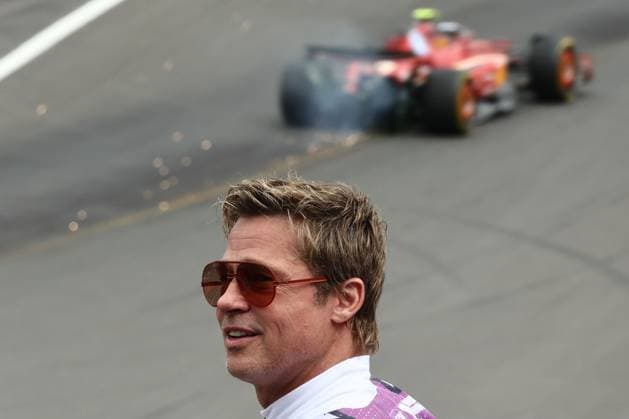 F1 Belgian Grand Prix 2024 Practice 2 Brad Pitt during second practice ahead of the Formula 1 Belgian Grand Prix at Spa-Francorchamps in Spa, Belgium on July 26, 2024. Spa Belgium  Copyright: xJakubxPorzyckix originalFilename:porzycki-f1belgia240726_npIGI.jpg