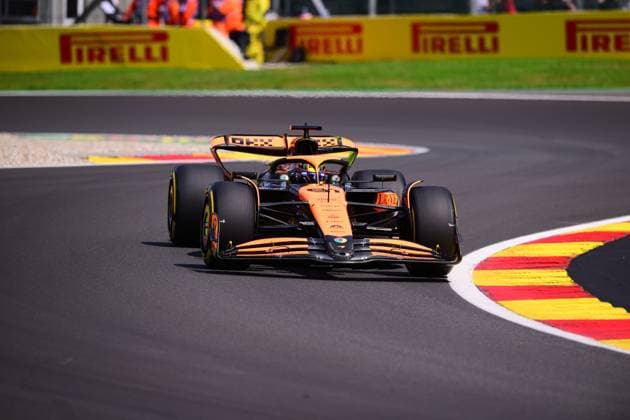 F1 Grand Prix of Belgium - Practice Oscar Piastri of McLaren F1 Team is driving his single-seater after the free practice of the Belgian GP, the 14th race of the Formula 1 World Championship, WM, Weltmeisterschaft in Spa-Francorchamps Circuit, Stavelot, Vellonia, Belgium, on July 26, 2024. Stavelot Vellonia Belgium  Copyright: xAndreaxDiodatox originalFilename:diodato-notitle240726_npcKR.jpg