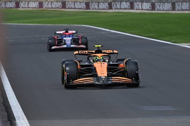 26 07 2024, xrarjax, Motorsport FIA Formula 1, Belgian Grand Prix 2024 emspor, v l Lando Norris McLaren starting number 04 DFL DFB REGULATIONS PROHIBIT ANY USE OF PHOTOGRAPHS as IMAGE SEQUENCES and or QUASI VIDEO Spa