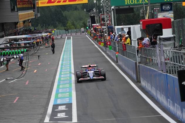Formula 1 Rolex Belgian Grand Prix 2024 26 07 2024, Circuit de Spa Francorchamps, Spa Francorchhamps, Formula 1 Rolex Belgian Grand Prix 2024 , pictured Yuki Tsunoda JPN , Visa Cash App RB Formula One Team nordphotoxGmbHx xBratic nph00250