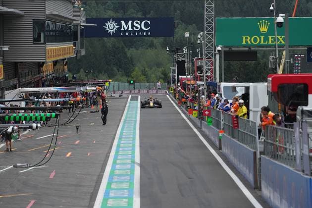 Formula 1 Rolex Belgian Grand Prix 2024 26 07 2024, Circuit de Spa Francorchamps, Spa Francorchhamps, Formula 1 Rolex Belgian Grand Prix 2024 , pictured Sergio Perez MEX , Oracle Red Bull Racing nordphotoxGmbHx xBratic nph00250