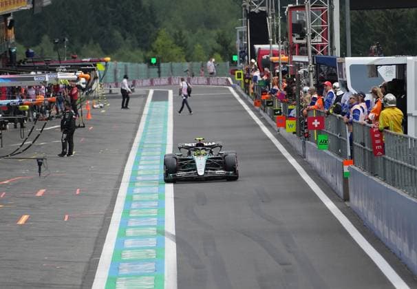 Formula 1 Rolex Belgian Grand Prix 2024 26 07 2024, Circuit de Spa Francorchamps, Spa Francorchhamps, Formula 1 Rolex Belgian Grand Prix 2024 , in the picture Lewis Hamilton GBR , Mercedes AMG Petronas Formula One Team nordphotoxGmbHx xBratic nph00250