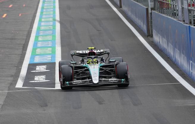Formula 1 Rolex Belgian Grand Prix 2024 26 07 2024, Circuit de Spa Francorchamps, Spa Francorchhamps, Formula 1 Rolex Belgian Grand Prix 2024 , in the picture Lewis Hamilton GBR , Mercedes AMG Petronas Formula One Team nordphotoxGmbHx xBratic nph00250