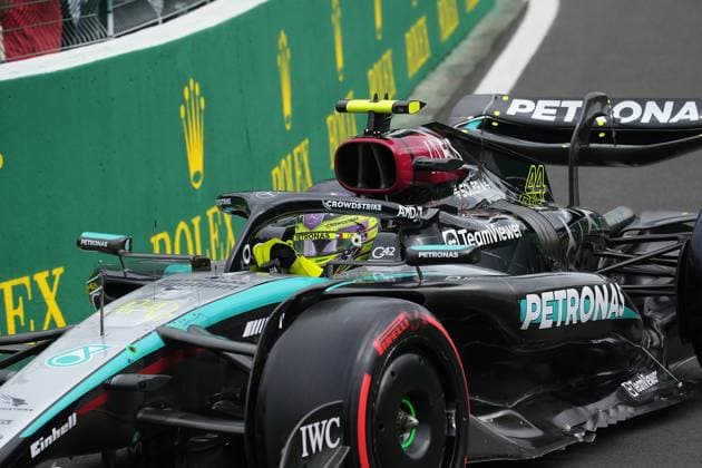 Formula 1 Rolex Belgian Grand Prix 2024 26 07 2024, Circuit de Spa Francorchamps, Spa Francorchhamps, Formula 1 Rolex Belgian Grand Prix 2024 , in the picture Lewis Hamilton GBR , Mercedes AMG Petronas Formula One Team nordphotoxGmbHx xBratic nph00250