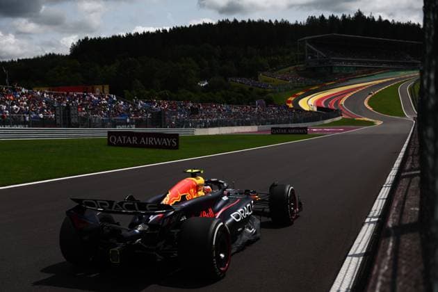 F1 Belgian Grand Prix 2024 Practice 1 And Practice 2 Sergio Perez of Red Bull Racing during first practice ahead of the Formula 1 Belgian Grand Prix at Spa-Francorchamps in Spa, Belgium on July 26, 2024. Spa Belgium  Copyright: xJakubxPorzyckix originalFilename:porzycki-f1belgia240726_npa8U.jpg