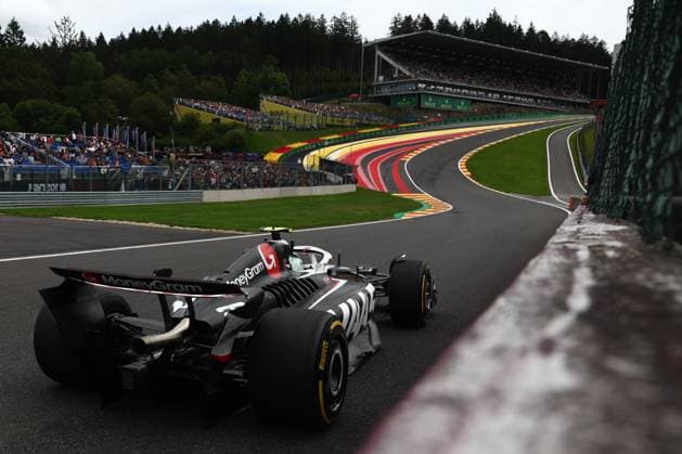 F1 Belgian Grand Prix 2024 Practice 1 And Practice 2 Nico Hulkenberg of Haas during first practice ahead of the Formula 1 Belgian Grand Prix at Spa-Francorchamps in Spa, Belgium on July 26, 2024. Spa Belgium  Copyright: xJakubxPorzyckix originalFilename:porzycki-f1belgia240726_npF3S.jpg