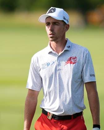 26th July 2024; JCB Golf &amp; Country Club, Rocester, Uttoxeter, England; LIV UK Golf League, Round 1; David Puig of the Fireballs GC during round one  ActionPlus12672378 StevenxFlynn