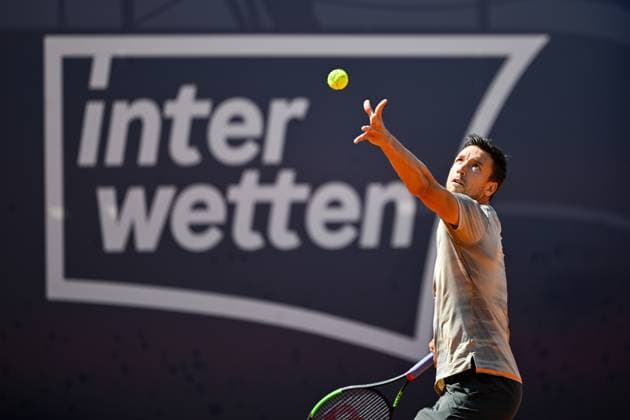 TENNIS - ATP, Tennis Herren Generali Open 2024 KITZBUEHEL,AUSTRIA,27.JUL.24 - TENNIS - ATP World Tour, Generali Open. Image shows Andreas Mies (GER).  GEPAxpictures xDanielxSchoenherr