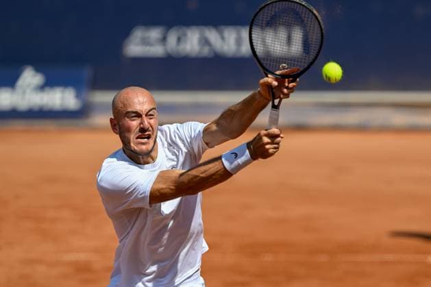 TENNIS - ATP, Tennis Herren Generali Open 2024 KITZBUEHEL,AUSTRIA,27.JUL.24 - TENNIS - ATP World Tour, Generali Open. Image shows Constantin Frantzen (GER).  GEPAxpictures xDanielxSchoenherr