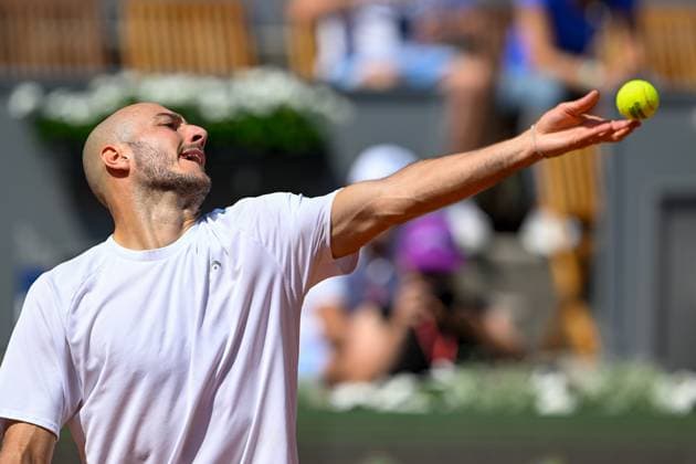 TENNIS - ATP, Tennis Herren Generali Open 2024 KITZBUEHEL,AUSTRIA,27.JUL.24 - TENNIS - ATP World Tour, Generali Open. Image shows Constantin Frantzen (GER).  GEPAxpictures xDanielxSchoenherr