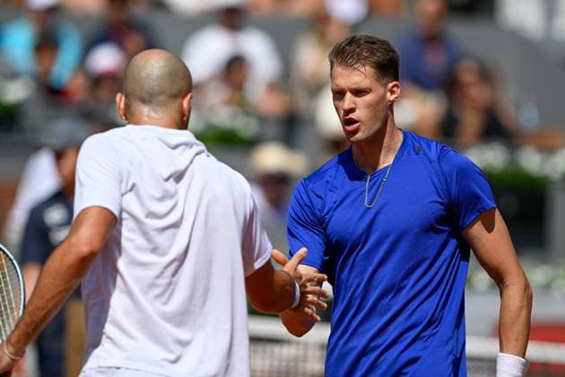 TENNIS - ATP, Tennis Herren Generali Open 2024 KITZBUEHEL,AUSTRIA,27.JUL.24 - TENNIS - ATP World Tour, Generali Open. Image shows Constantin Frantzen (GER) and Hendrik Jebens (GER).  GEPAxpictures xDanielxSchoenherr