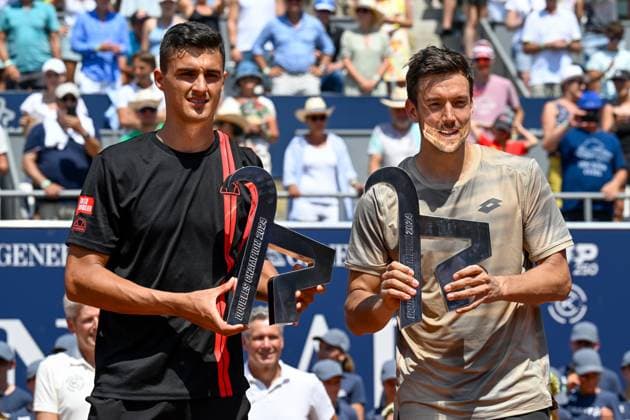 Tennis, ATP tournament, Andreas Mies and Alexander Erler win doubles final
