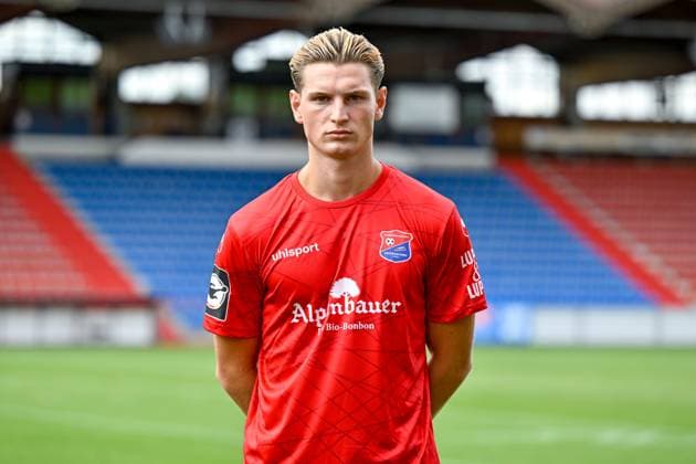 Timon Obermeier SpVgg Unterhaching 3 Liga, portrait date 2024 2025 xslx