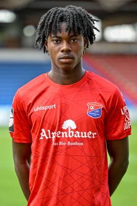Gibson Nana Adu SpVgg Unterhaching 3 Liga, portrait date 2024 2025 xslx
