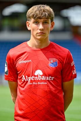 Nick Kaulfers SpVgg Unterhaching 3 Liga, portrait date 2024 2025 xslx