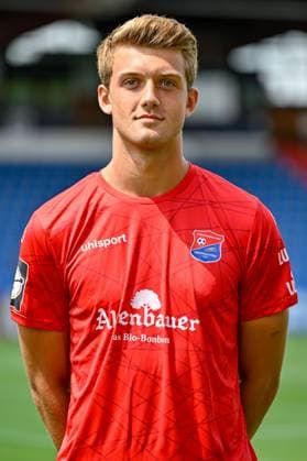 Ben Schlicke SpVgg Unterhaching 3 Liga, portrait date 2024 2025 xslx