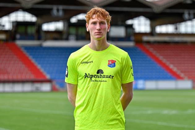 Konstantin Heide SpVgg Unterhaching 3 Liga, portrait date 2024 2025 xslx
