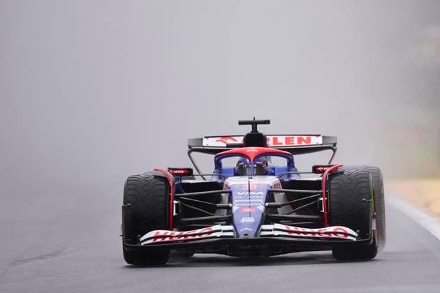 F1 Grand Prix of Hungary - Qualifying Daniel Ricciardo of Australia driving the (3) Visa Cash App RB Formula One Team VCARB 01 on track during practice ahead of the F1 Grand Prix of Belgium at Circuit de Spa-Francorchamps on July 27, 2024, in Spa, Belgium. Spa Circuit de Spa-Francorchamps Spa Belgium RL_GPF1BELG24_00656 Copyright: xRicardoxLarreinax