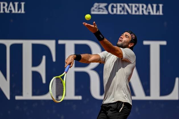 TENNIS - ATP, Tennis Herren Generali Open 2024 KITZBUEHEL,AUSTRIA,27.JUL.24 - TENNIS - ATP World Tour, Generali Open. Image shows Matteo Berrettini (ITA).  GEPAxpictures xDanielxSchoenherr