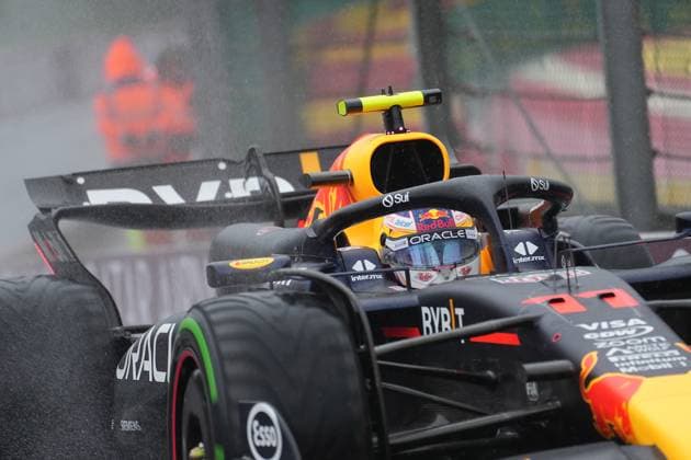 Formula 1 Rolex Belgian Grand Prix 2024 27 07 2024, Circuit de Spa Francorchamps, Spa Francorchhamps, Formula 1 Rolex Belgian Grand Prix 2024 , pictured Sergio Perez MEX , Oracle Red Bull Racing nordphotoxGmbHx xBratic nph00250