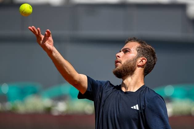 TENNIS - ATP, Tennis Herren Generali Open 2024 KITZBUEHEL,AUSTRIA,27.JUL.24 - TENNIS - ATP World Tour, Generali Open. Image shows Hugo Gaston (FRA).  GEPAxpictures xDanielxSchoenherr