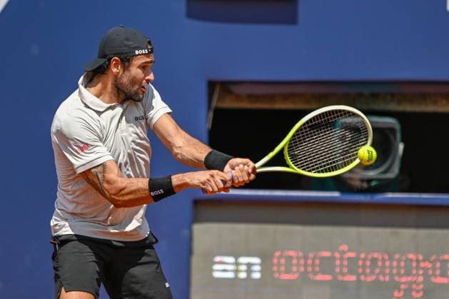 TENNIS - ATP, Tennis Herren Generali Open 2024 KITZBUEHEL,AUSTRIA,27.JUL.24 - TENNIS - ATP World Tour, Generali Open. Image shows Matteo Berrettini (ITA).  GEPAxpictures xDanielxSchoenherr