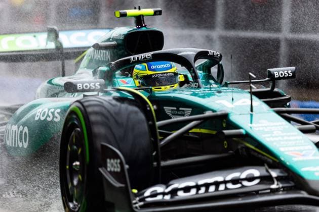 14 ALONSO Fernando (spa), Aston Martin F1 Team AMR24, action during the Formula 1 Rolex Belgian Grand Prix 2024, 14th round of the 2024 Formula One World Championship, WM, Weltmeisterschaft from July 26 to 28, 2024 on the Circuit de Spa-Francorchamps, in Stavelot, Belgium - F1 - BELGIAN GRAND PRIX 2024 DPPI Panoramic  240727_R14_BELGIO_DP_JFR68412.CR3_