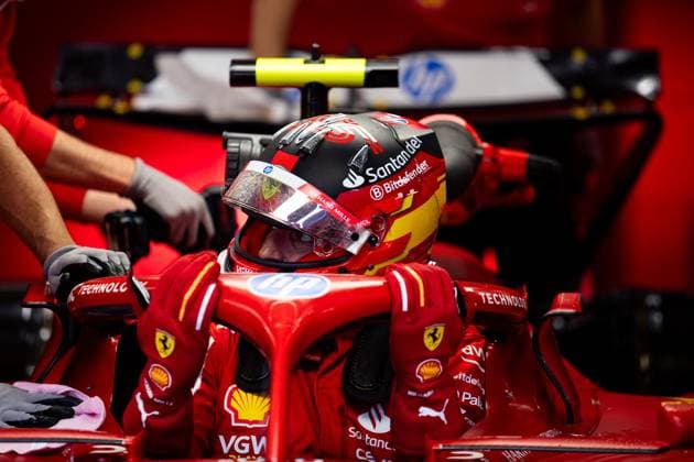 SAINZ Carlos (spa), Scuderia Ferrari SF-24, portrait during the Formula 1 Rolex Belgian Grand Prix 2024, 14th round of the 2024 Formula One World Championship, WM, Weltmeisterschaft from July 26 to 28, 2024 on the Circuit de Spa-Francorchamps, in Stavelot, Belgium - F1 - BELGIAN GRAND PRIX 2024 DPPI Panoramic  240727_R14_BELGIO_DP__F_12390.CR2 -Aprimorado-NR
