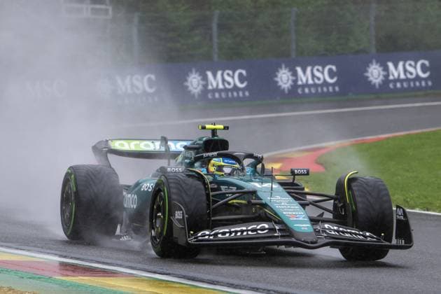 Formula 1 Championship - Formula 1 Rolex Belgian Grand Prix 2024 - Practice 3 NÂ°14 Fernando Alonso ESP Aston Martin Aramco Formula One Team during Formula 1 Rolex Belgian Grand Prix 2024 - Practice 3, Formula 1 Championship in Belgium, Belgium, July 27 2024 Belgium Belgium  Copyright: xIPAxSport ABACAx