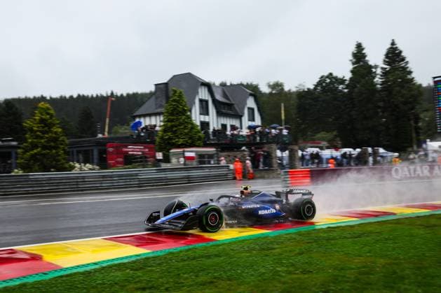 02 SARGEANT Logan (usa), Williams Racing FW46, action during the Formula 1 Rolex Belgian Grand Prix 2024, 14th round of the 2024 Formula One World Championship, WM, Weltmeisterschaft from July 26 to 28, 2024 on the Circuit de Spa-Francorchamps, in Stavelot, Belgium - F1 - BELGIAN GRAND PRIX 2024 DPPI Panoramic  240727_R14_BELGIO_DP_FG0O4349