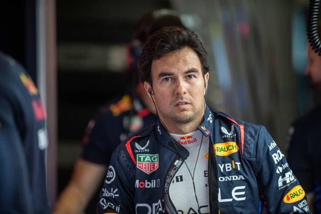 Red Bull Racing Mexican rider Sergio Perez is pictured during the free training ahead of the Grand Prix F1 of Belgium race, in Spa-Francorchamps, Saturday 27 July 2024. The Spa-Francorchamps Formula One Grand Prix takes place this weekend, from July 25th to July 28th. JONASxROOSENS  x97152616x