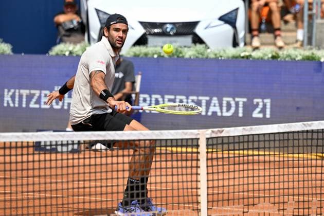 TENNIS - ATP, Tennis Herren Generali Open 2024 KITZBUEHEL,AUSTRIA,27.JUL.24 - TENNIS - ATP World Tour, Generali Open. Image shows Matteo Berrettini (ITA).  GEPAxpictures xDanielxSchoenherr