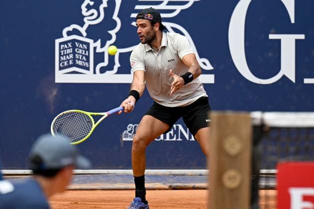 TENNIS - ATP, Tennis Herren Generali Open 2024 KITZBUEHEL,AUSTRIA,27.JUL.24 - TENNIS - ATP World Tour, Generali Open. Image shows Matteo Berrettini (ITA).  GEPAxpictures xDanielxSchoenherr