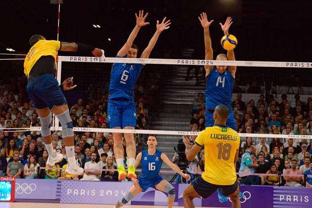 Paris 2024, Volleyball, Men, Italy - Brazil