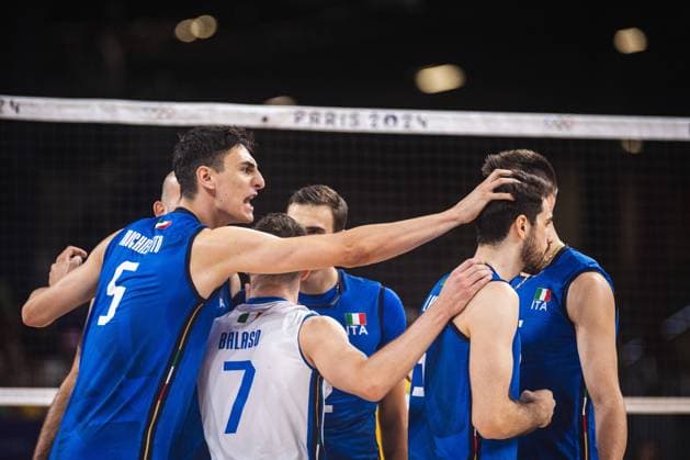 Italy x Brazil PARIS, IF - 27.07.2024: ITALY X BRAZIL - Volleyball - Paris 2024 Olympics - Brazil (Photo: Luca Castro Fotoarena) x2581265x  LucaxCastro