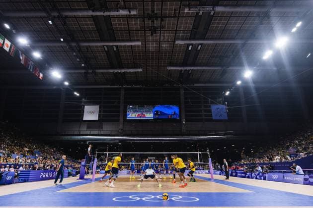 Italy x Brazil PARIS, IF - 27.07.2024: ITALY X BRAZIL - Volleyball - Paris 2024 Olympics - Brazil (Photo: Luca Castro Fotoarena) x2581276x  LucaxCastro