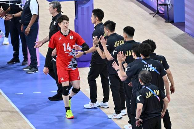 ISHIKAWA Yuki (JPN), volleyball preliminary round pool C, Japan vs Germany (2-3) at the South Paris Arena 1, during the Paris 2024 Olympic Games, Olympische Spiele, Olympia, OS 27 July 2024, Paris, France. Noxthirdxpartyxsales  (260887517)