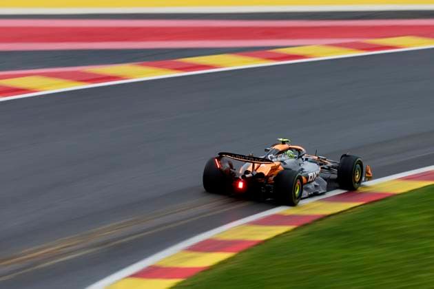 F1 Grand Prix of Hungary - Qualifying Lando Norris of Great Britain driving the (4) McLaren Formula 1 Team MCL38 Mercedes on track during qualifying ahead of the F1 Grand Prix of Belgium at Circuit de Spa-Francorchamps on July 27, 2024, in Spa, Belgium. Spa Circuit de Spa-Francorchamps Spa Belgium RL_GPF1BELG24_00779 Copyright: xRicardoxLarreinax