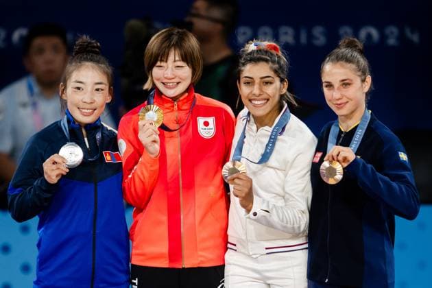 Paris 2024, Judo, Women, 48kg, Award ceremony