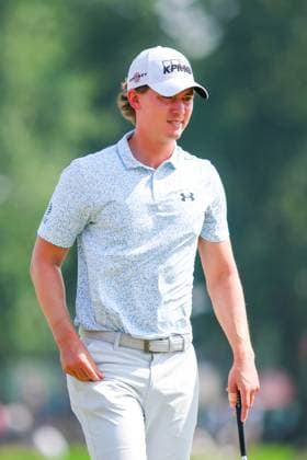 July 27, 2024, Blaine, Minnesota, USA: MAVERICK MCNEALY looks on after putting at hole 18 during the 2024 PGA, Golf Herren 3M Open at TPC Twin Cities on July 27th, 2024. Blaine USA - ZUMAg254 20240727_zsp_g254_096 Copyright: xStevenxGarciax
