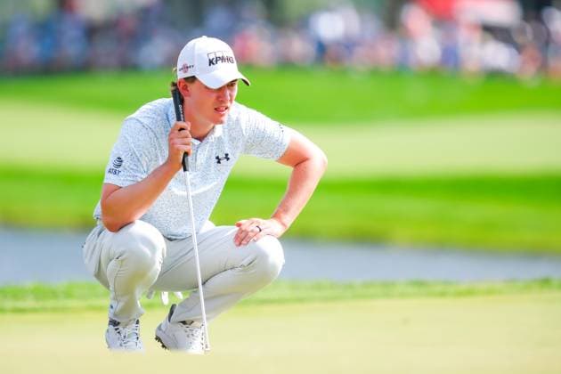 July 27, 2024, Blaine, Minnesota, USA: MAVERICK MCNEALY looks on during the 2024 PGA, Golf Herren 3M Open at TPC Twin Cities on July 27th, 2024. Blaine USA - ZUMAg254 20240727_zsp_g254_113 Copyright: xStevenxGarciax