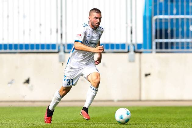 Robert Leipertz 1 FC Magdeburg,31 2 Soccer Bundesliga season 2024 2025 Test match summer preparation 1 FC Magdeburg against Sampdoria Genoa in the Avnet Arena in Magdeburg Freisteller,action,soccer,man,men,Germany,27 07 2024