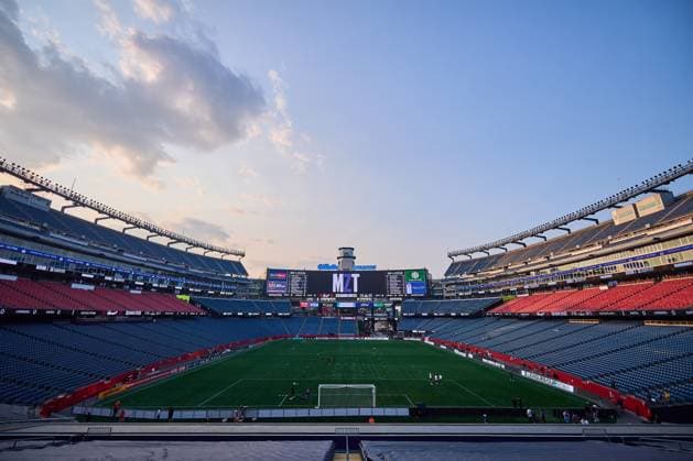 RECORD DATE NOT STATED Leagues Cup 2024 New England Revolution vs Mazatlan FC General View Stadium during the match between New England Revolution and Mazatlan FC as part of Group I of the 2024 Leagues Cup at Gillette Stadium on July 27, 2024 in Foxborough, Massachusetts, United States. FOXBOROUGH MASSACHUSETTS UNITED STATES  Copyright: xJosexLuisxMelgarejox 20240727181753_LC_24_NER_MAZ_STADIUM2
