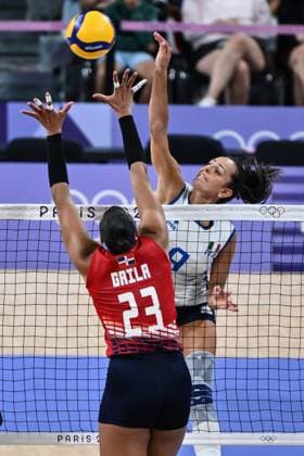 Parigi (Francia) 28 07 2024 - Olimpiadi Parigi 2024 volley Italia-Repubblica Dominicana foto Image nella foto: Caterina Bosetti 