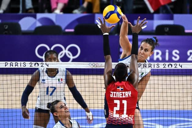 Parigi (Francia) 28 07 2024 - Olimpiadi Parigi 2024 volley Italia-Repubblica Dominicana foto Image nella foto: Anna Danesi 