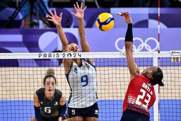 Parigi (Francia) 28 07 2024 - Olimpiadi Parigi 2024 volley Italia-Repubblica Dominicana foto Image nella foto: Gaila Gonzalez 