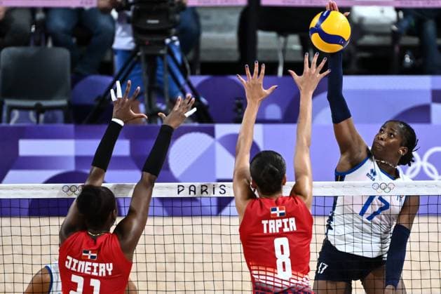 Parigi (Francia) 28 07 2024 - Olimpiadi Parigi 2024 volley Italia-Repubblica Dominicana foto Image nella foto: Myriam Sylla 