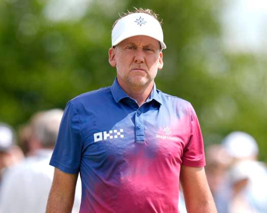 28th July 2024; JCB Golf &amp; Country Club, Rocester, Uttoxeter, England; LIV UK Golf League, Final Round; Ian Poulter of the Majestics GC warms up on the putting green before the Final Round  ActionPlus12673266 StevenxFlynn
